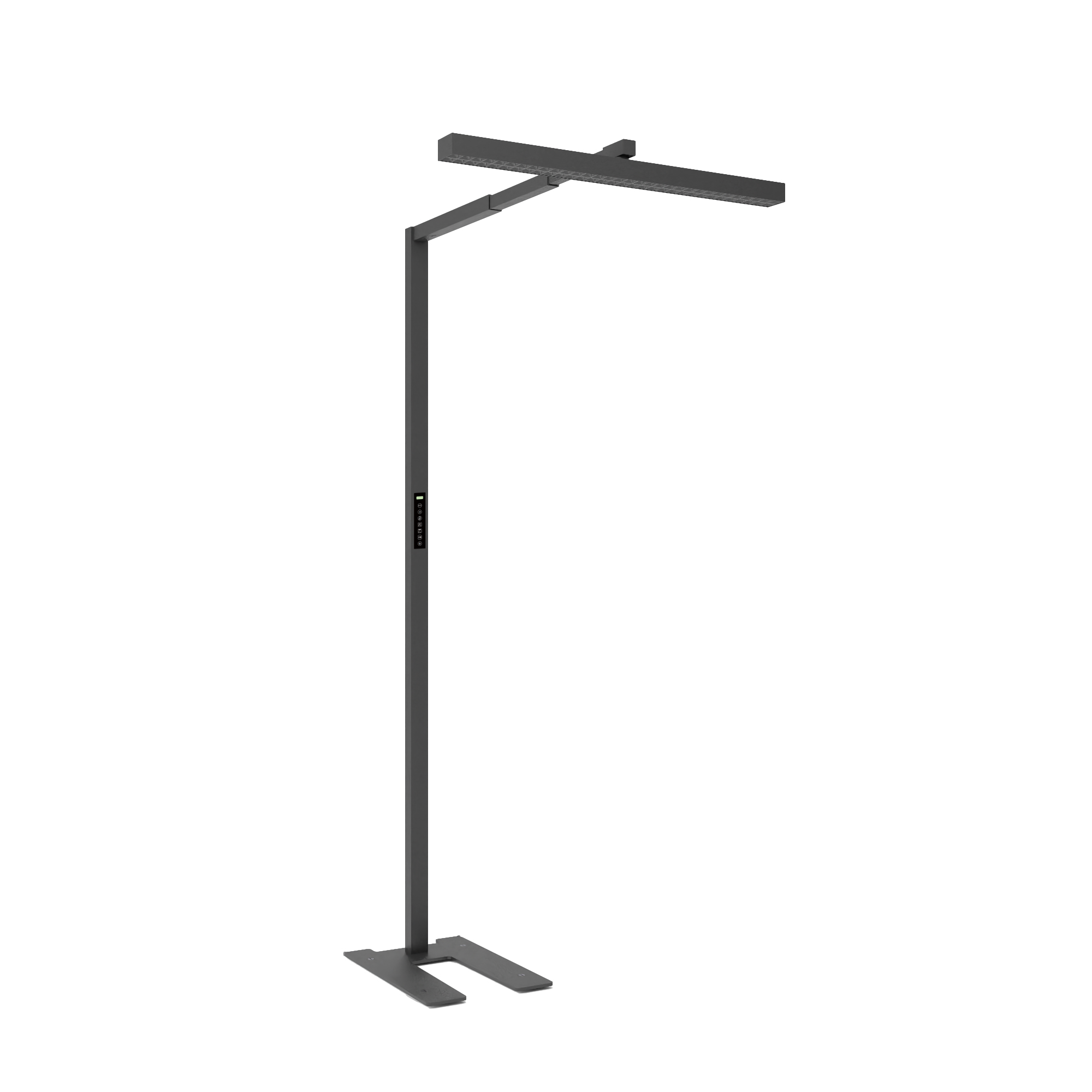 Büro-LED Stehleuchte, RAL 7016 Anthrazitgrau