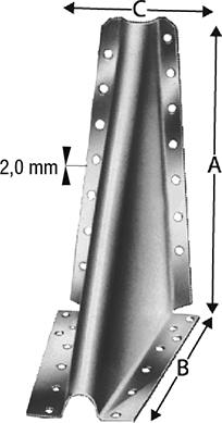 Artikelbild 3 des Artikels Simpson Winkelverbinder KNAG 210-B