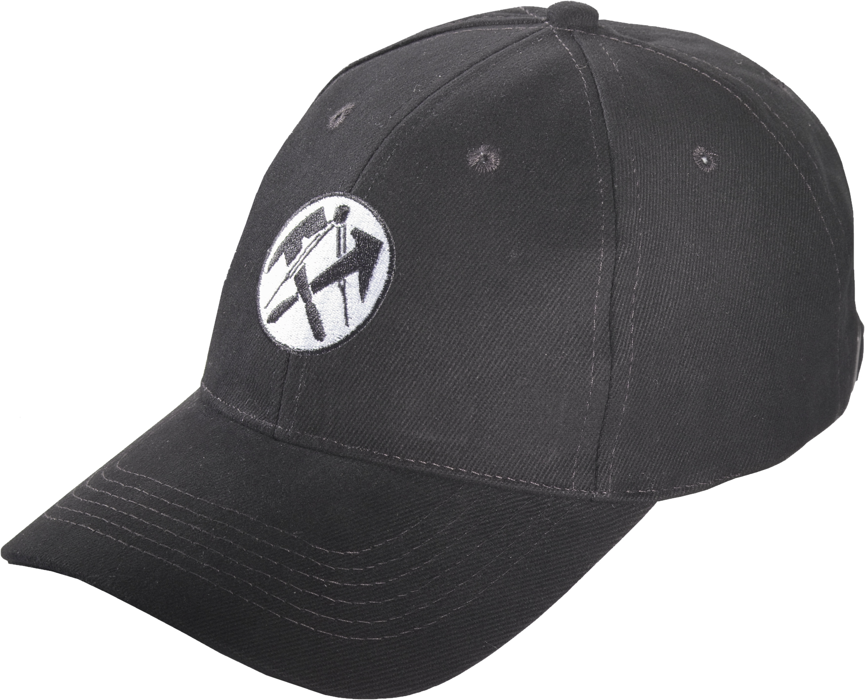 JOB-Cap schwarz mit Dachdecker Emblem gestickt