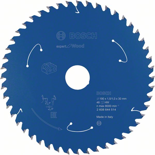 Bosch Kreissägeblatt 190x30mm Z48 WZ