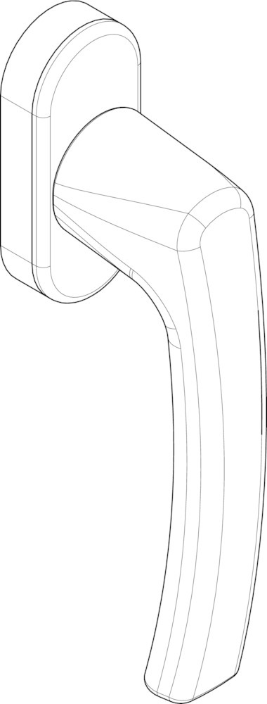 Artikelbild 4 des Artikels 228079 Fenstergriff ROTOline F 1 natursilber