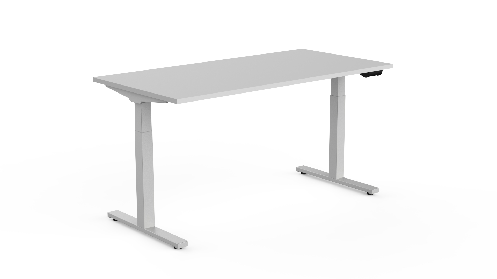 Gasfedertischgestell-Set Liftec 2D, RAL 7016 an-